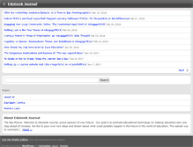 Tablet Screenshot of edugeekjournal.com